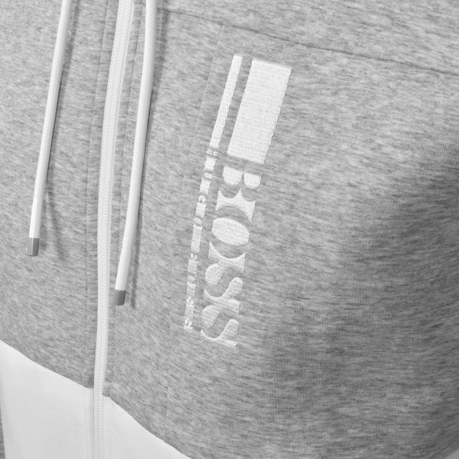 Alternative Image for ProductBOSS Saggy 1 Full Zip Hoodie Grey3